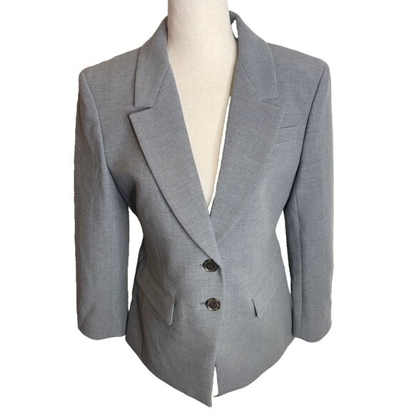 J.Crew $248 Petite Madelyn blazer in four-season stretch Graphite Size P8 CD083 - Picture 2 of 11
